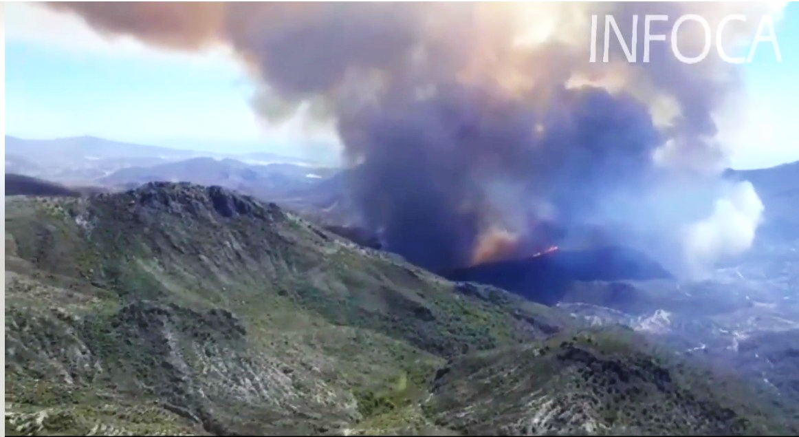 Declarado un importante incendio en Gujar Alto